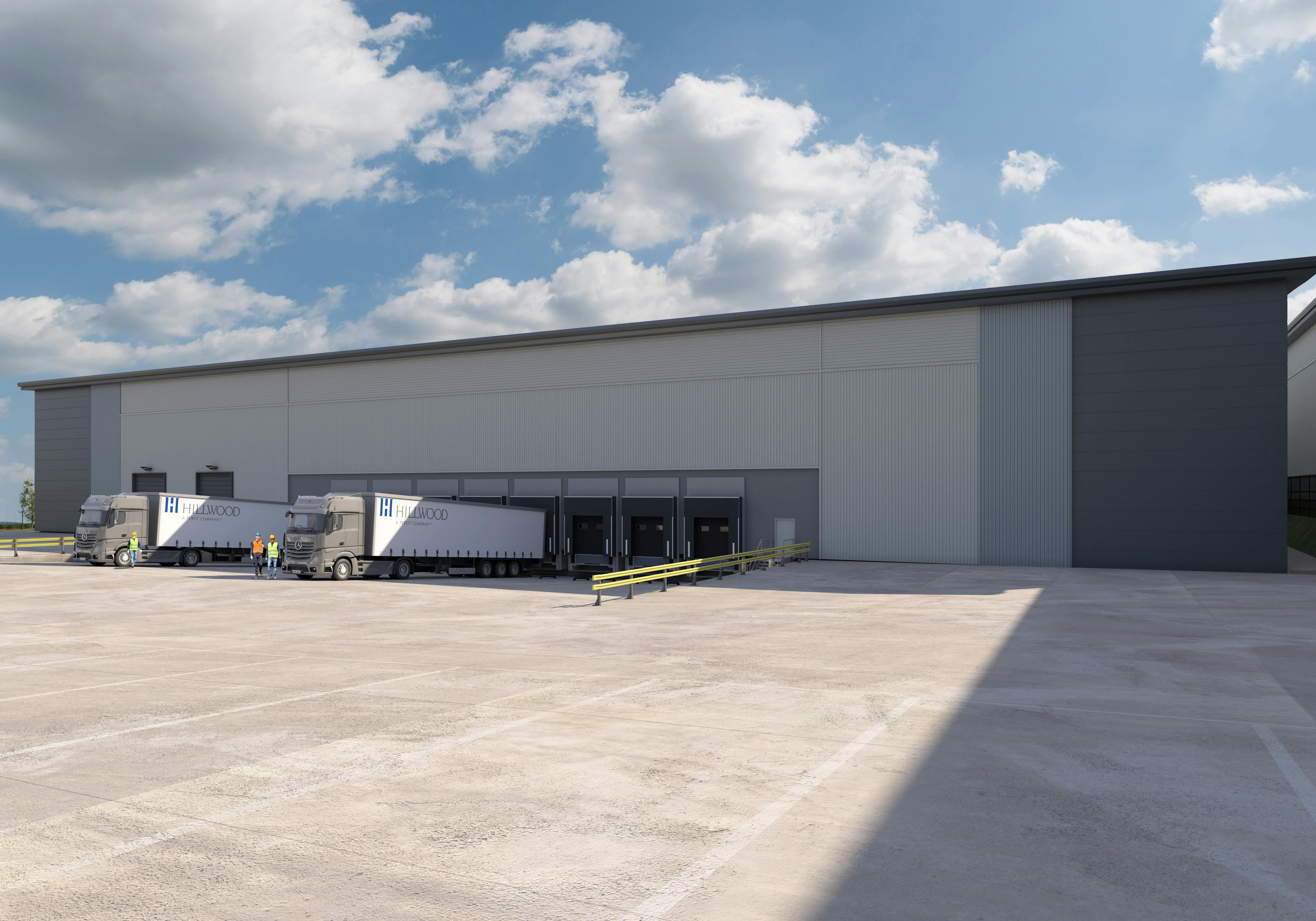 Quattro Raunds, Raunds, Northamptonshire, Distribution Warehouse To Let - Quattro Ext_Unit 400_Yard_02.jpg