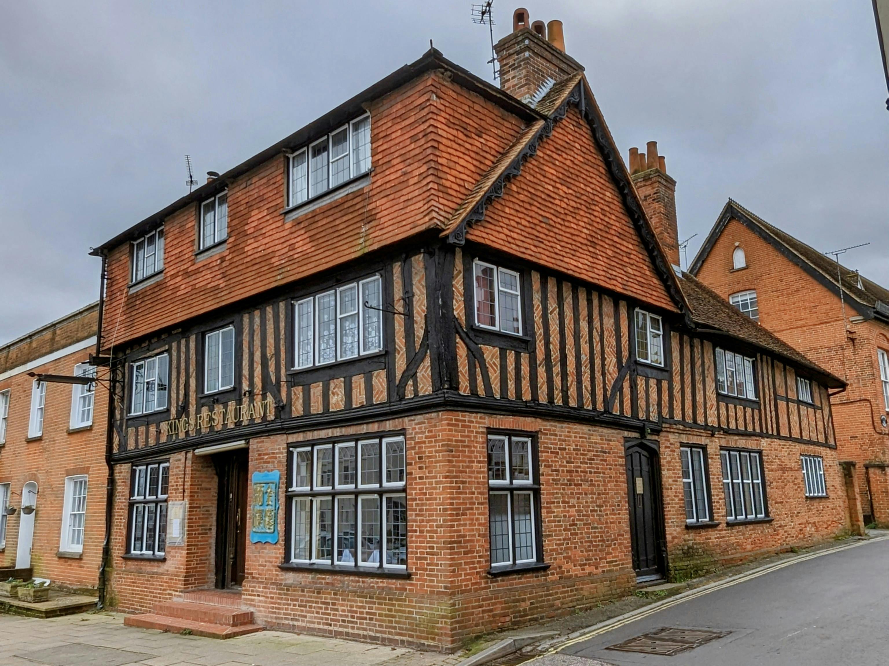 Former Kings Restaurant, 65 High Street, Hook, Development (Land & Buildings) / Restaurant For Sale - kings front 3 quarter view.jpg