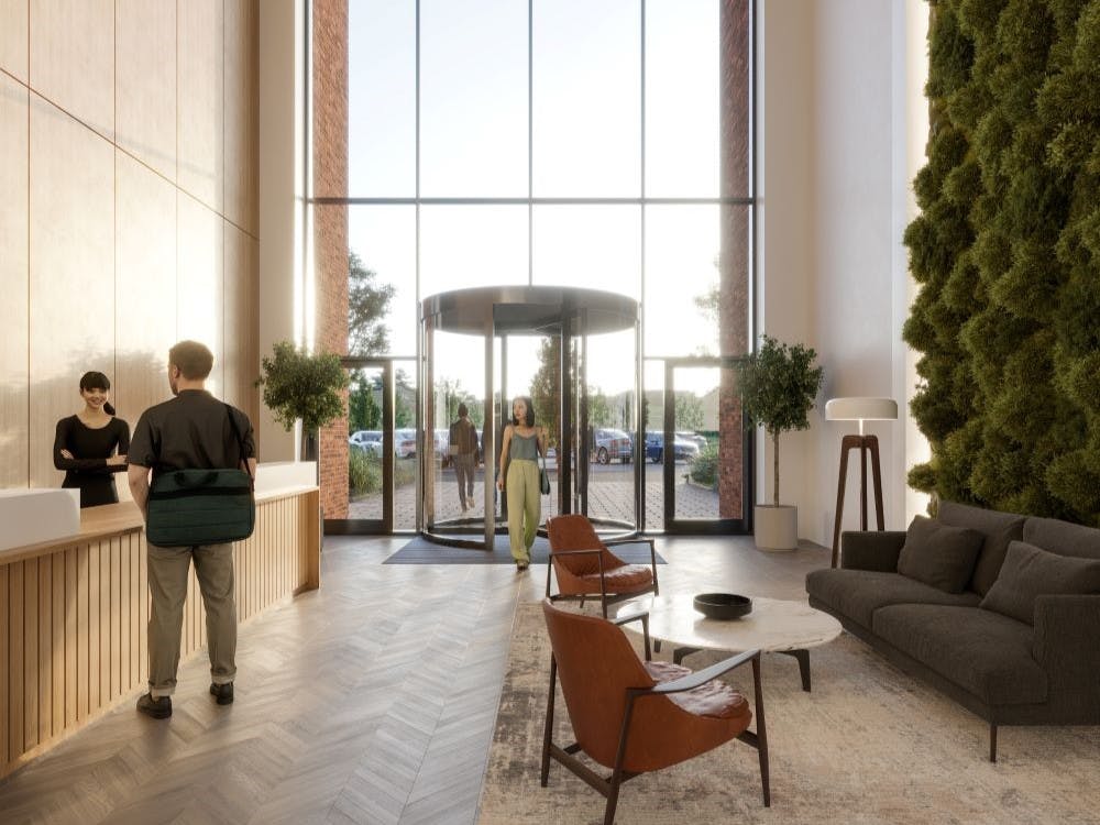 No. 1 Bicester Arc, Bicester, Office To Let / For Sale - Bicester Ph1 Office Reception Interior 1.jpg